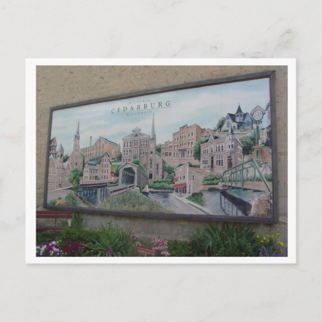 Cedarburg Mural Postkarte (Vorderseite)