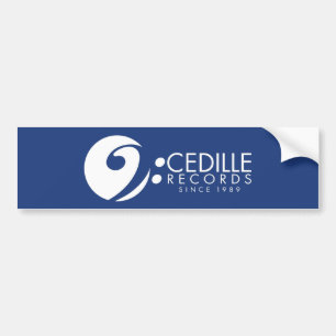Cedille Platten Autoaufkleber