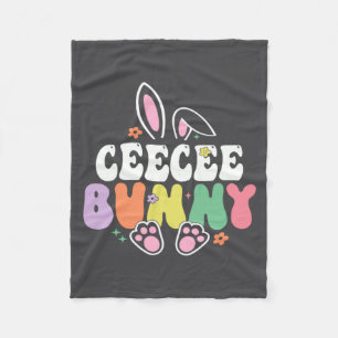 Ceecee Bunny Frauen Ostertag Hase Oma Familie Fleecedecke