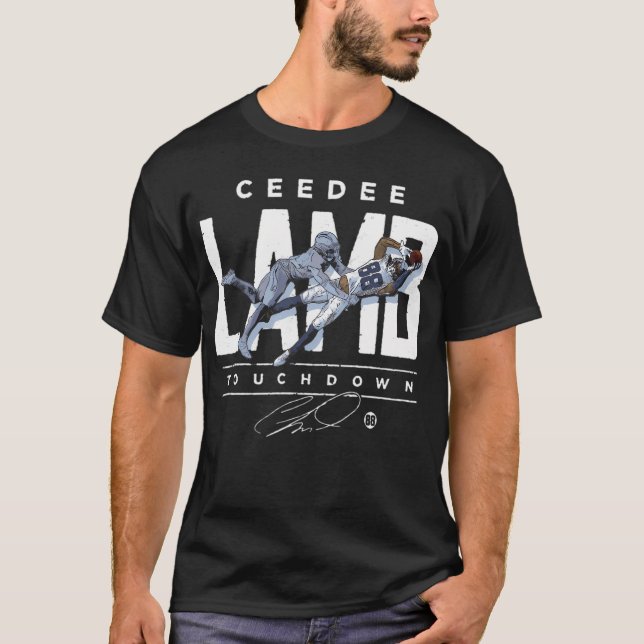 Ceedee Lamb Dallas Touchdown T-Shirt (Vorderseite)