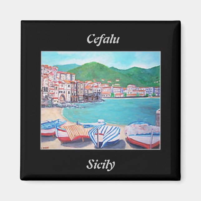 Cefalu Beach Magnet (Vorne)