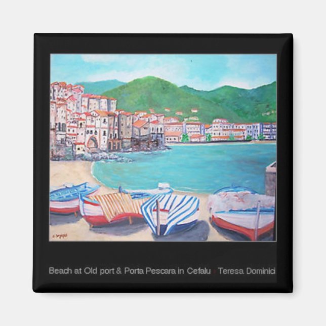 Cefalu Beach Magnet (Vorne)