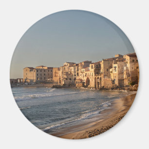 Cefalu, Küstenstadt in Sizilien Magnet