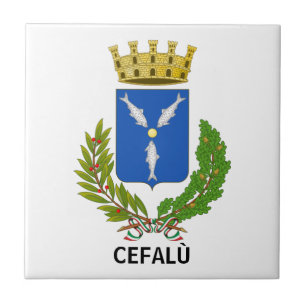 Cefalù Wappen - Sizilien Tote Beutel Fliese