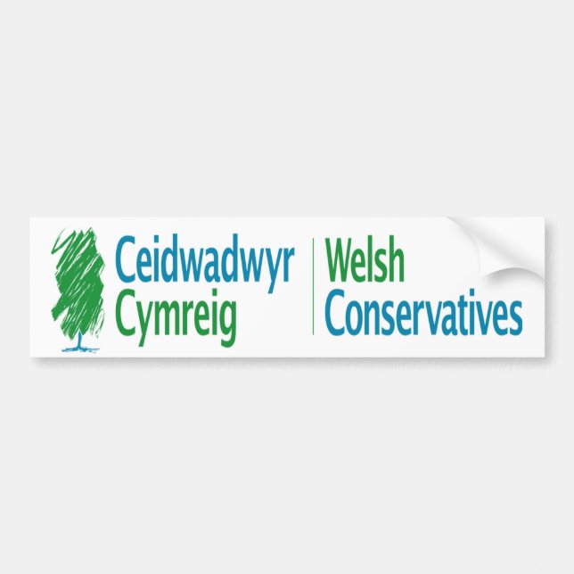 Ceidwadwyr Cymreig Autoaufkleber (Vorne)