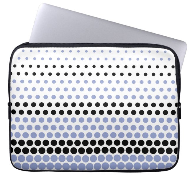 Ceil und Black Polka Dot Laptopschutzhülle (Vorderseite)