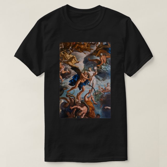 Ceiling Painting Greek Gods Godß Chatsworth Hou T-Shirt (Design vorne)