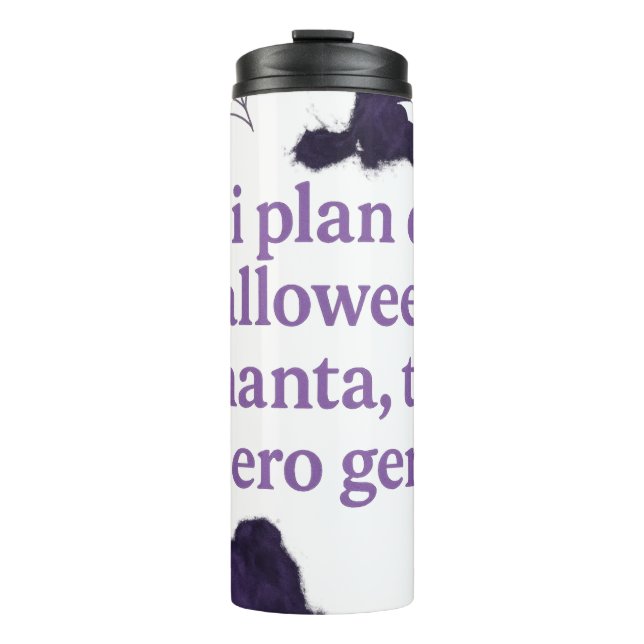 Celebra Halloween a tu manera Thermosbecher (Vorderseite)