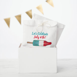 Celebrate 4. Juli Red White Rocket Pop Geschenktütchen