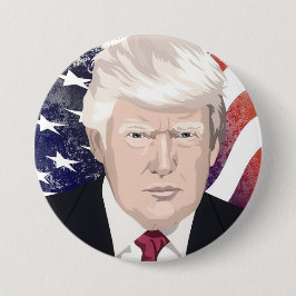 Celebrate America and President Trump #30 Button