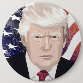 Celebrate America and President Trump #32 Button