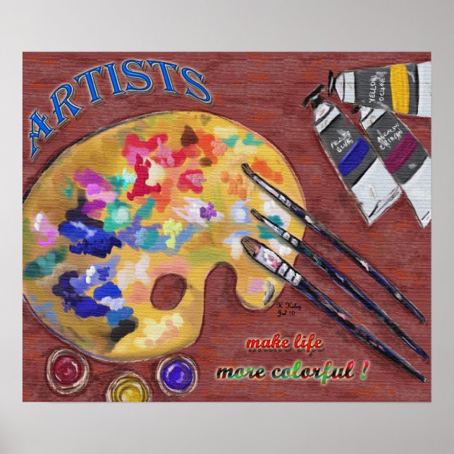 Celebrate Artists Print Poster (Vorne)