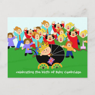 Celebrate Baby Cambridge Postcard Postkarte