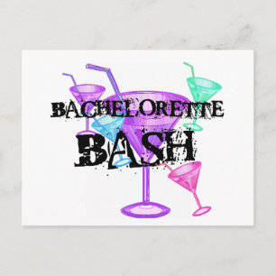 Celebrate Bachelorette Bash Postkarte