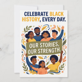 Celebrate Black Culture and Community Feiertagskarte