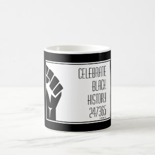 CELEBRATE BLACK GESCHICHTE 247365 Personalisiert B Kaffeetasse