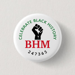 Celebrate Black History 247365 Monogram Button