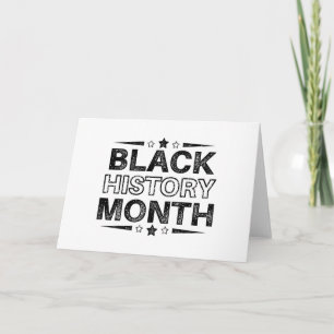 Celebrate Black History Monat Karte