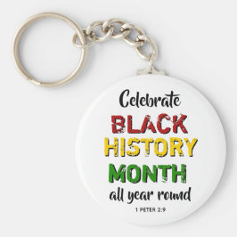 Celebrate Black History Monat Schlüsselanhänger