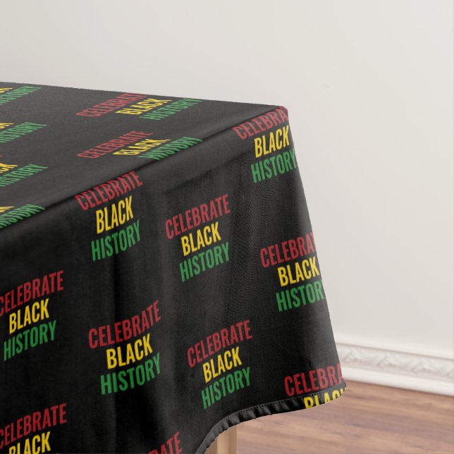 Celebrate Black History Monat Tischdecke (Beispiel)