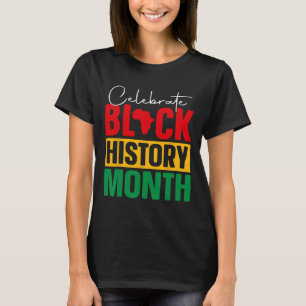 Celebrate Black History Montag Afrikanischer Schwa T-Shirt