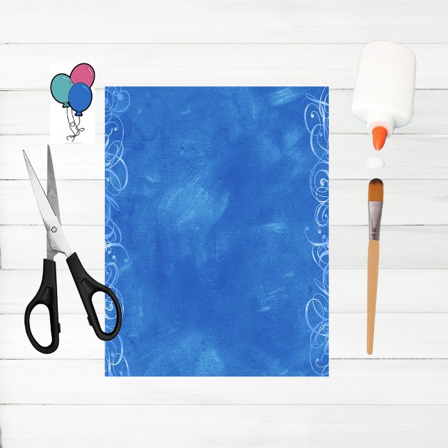 Celebrate Blue Scrapbook Paper (Von Creator hochgeladen)