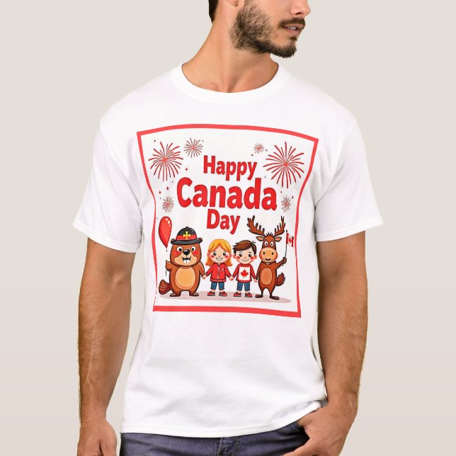 Celebrate Canada Joy T-Shirt (Vorderseite)