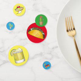 Celebrate Cinco de Mayo Fiesta Taco Piñata Cactus Konfetti