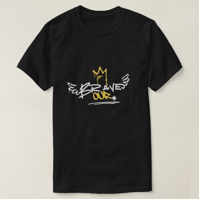 “Celebrate Courage: Our Brave Spirit” T-Shirt (Design vorne)
