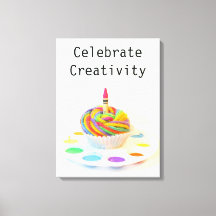 Celebrate Creativity Cupcake