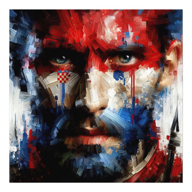 Celebrate Croatian Heritage with Unique Motifs Fotodruck (Vorne)