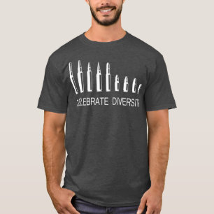 Celebrate Diversity Ammo Bullet Funny ProGun T-Shirt