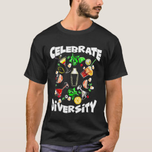 Celebrate Diversity Best Barkeeper Ever Drink P T-Shirt