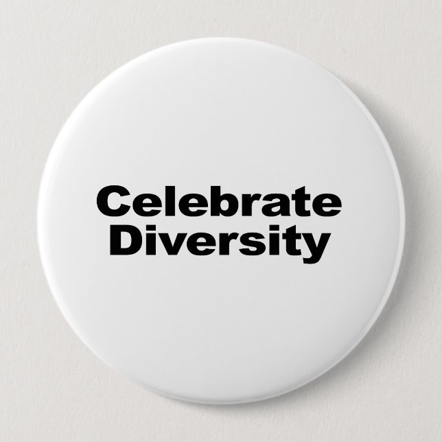 Celebrate Diversity Button (Vorderseite)