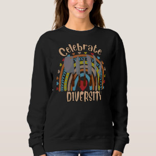 Celebrate Diversity Cooking Spaß Sprichwort Sweatshirt