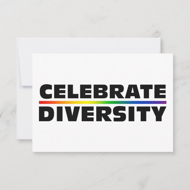 Celebrate-Diversity Einladung (Vorderseite)