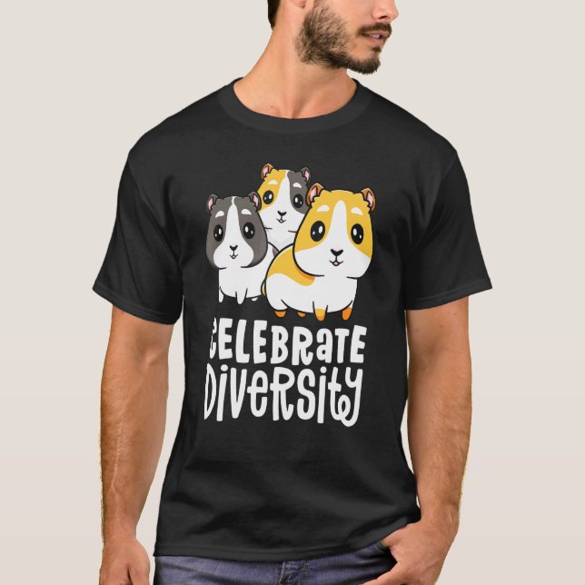 Celebrate Diversity  For Guinea Pig Women T-Shirt (Vorderseite)