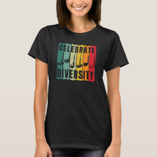 Celebrate Diversity Golf Player Golfspielen Golfer T-Shirt