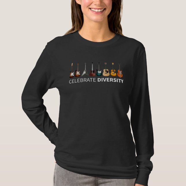 celebrate diversity guitar I Might Look Like I m L T-Shirt (Vorderseite)