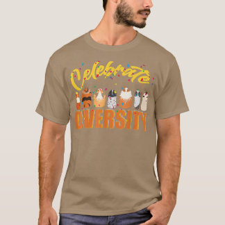 Celebrate Diversity Niedlich Diversity Environment T-Shirt