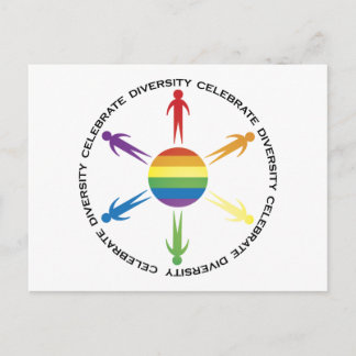 Celebrate Diversity Postkarte