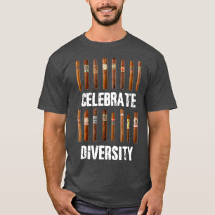 Celebrate Diversity rauchen Zigarren Zigarren rauc T-Shirt