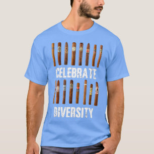 Celebrate Diversity rauchen Zigarren Zigarren rauc T-Shirt