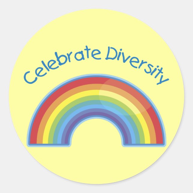 Celebrate Diversity Stickers (Vorderseite)