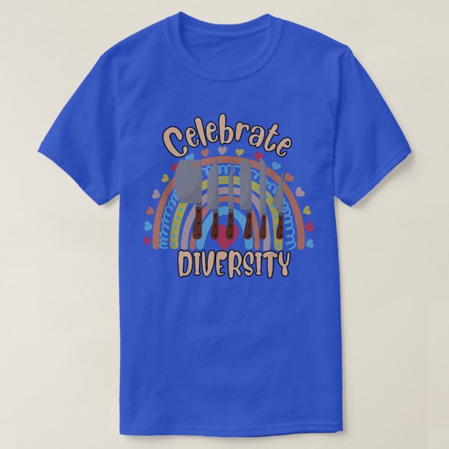 Celebrate Diversity T-Shirt (Design vorne)