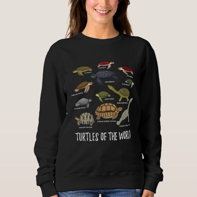 Celebrate Diversity Tortoise Stuff Apparel Sea Tur Sweatshirt (Vorderseite)