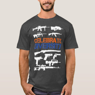 Celebrate Diversity Verschiedene    GunGun-Liebhab T-Shirt