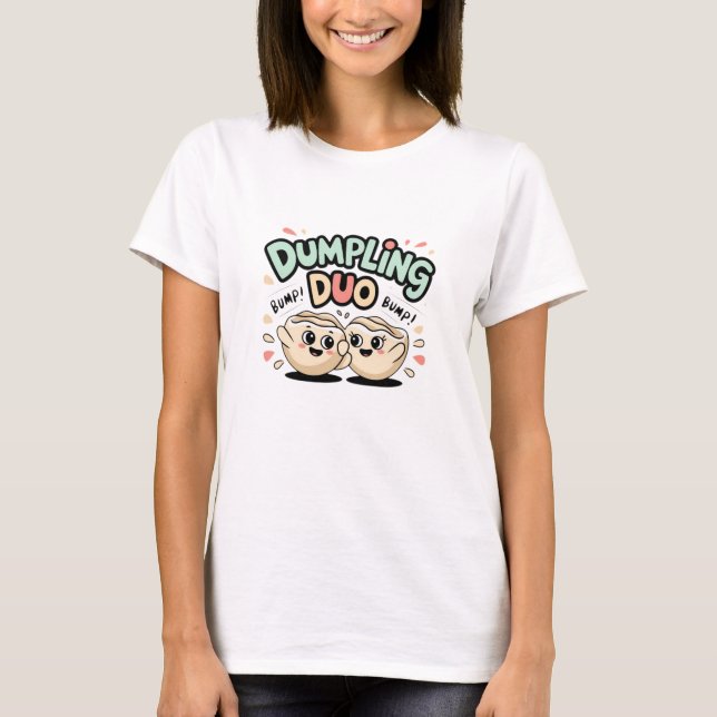 Celebrate Dumplings mit Fun Designs T-Shirt (Vorderseite)