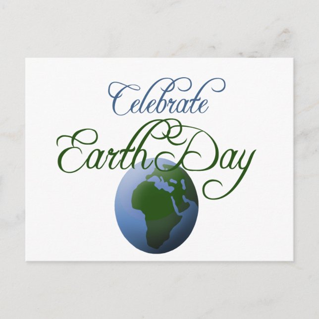Celebrate Earth Day Postkarte (Vorderseite)