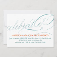 Celebrate Engagment-Party Einladungen